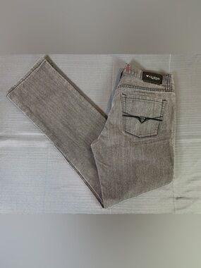 Guess Jeans Mens 32x30 Grey Straight Denim Pants Modern Fit Casual